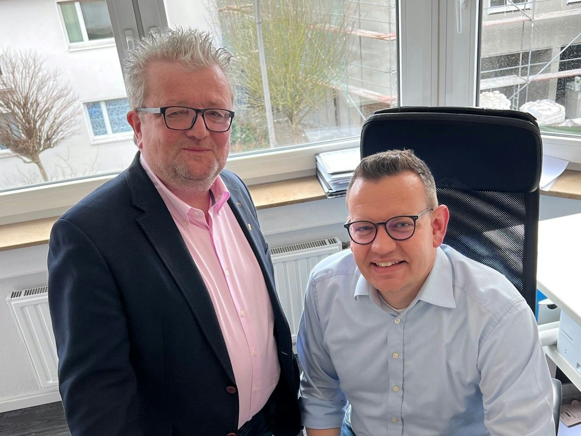 Horst Müller (l.) und Martin Zylka sind Geschäftsführer der Go Gmbh in Köln.