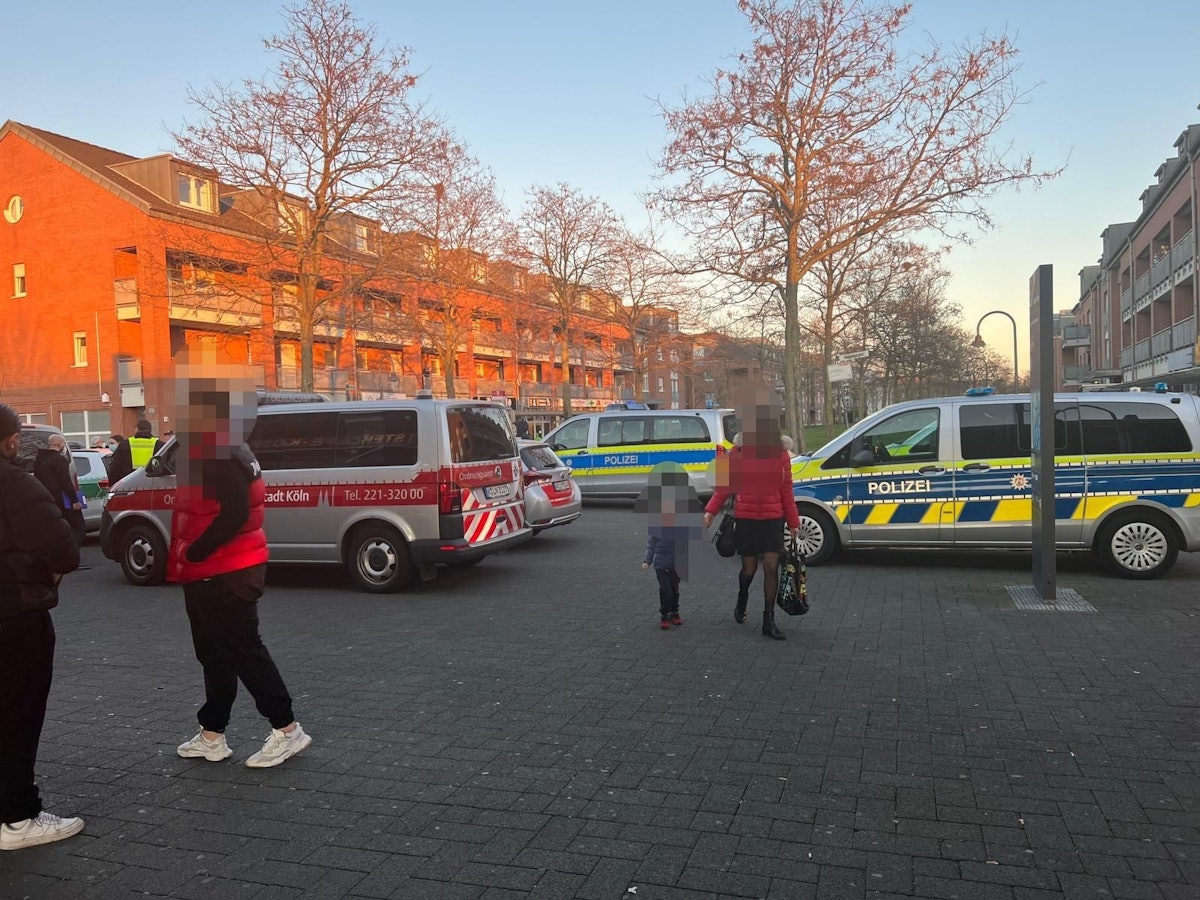 Polizei-Einsatz in Blumenberg am 18. März 2022.