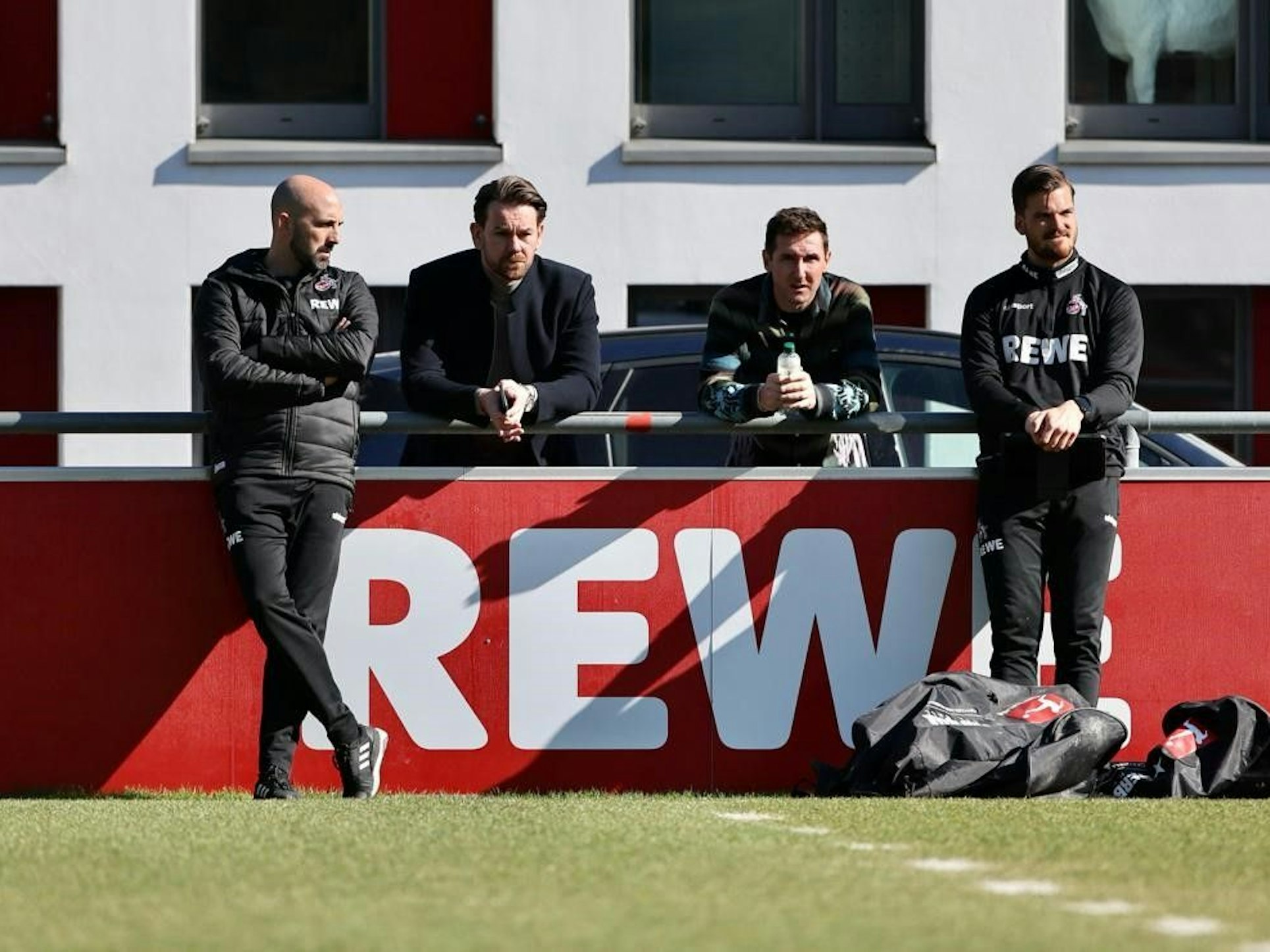 Miroslav Klose schaute sich das Training des 1. FC Köln an.
