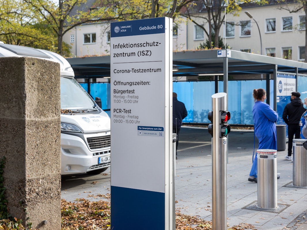 Köln: Das Infektionsschutzzentrum (ISZ) an der Uniklinik Köln.