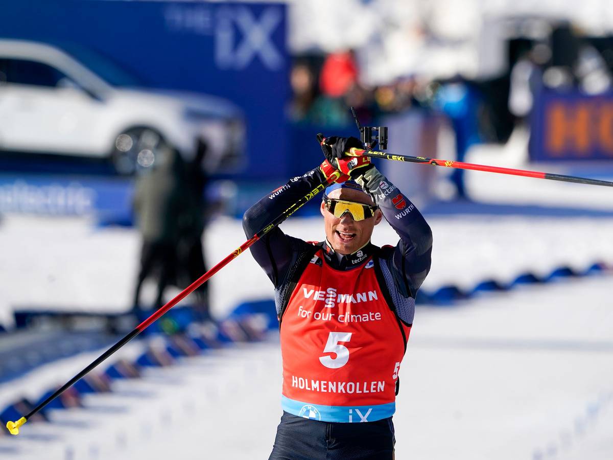 Erik Lesser jubelt in Oslo.
