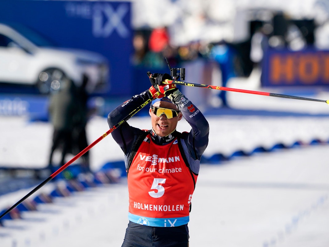 Erik Lesser jubelt in Oslo.