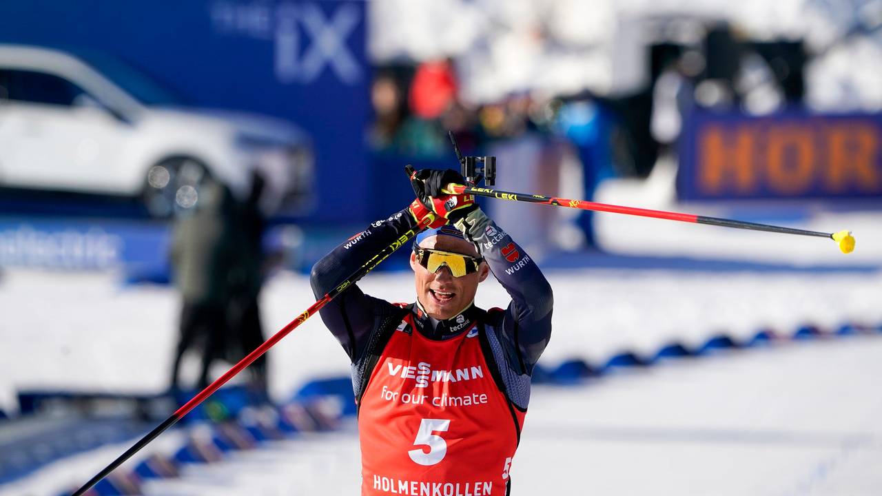 Erik Lesser jubelt in Oslo.