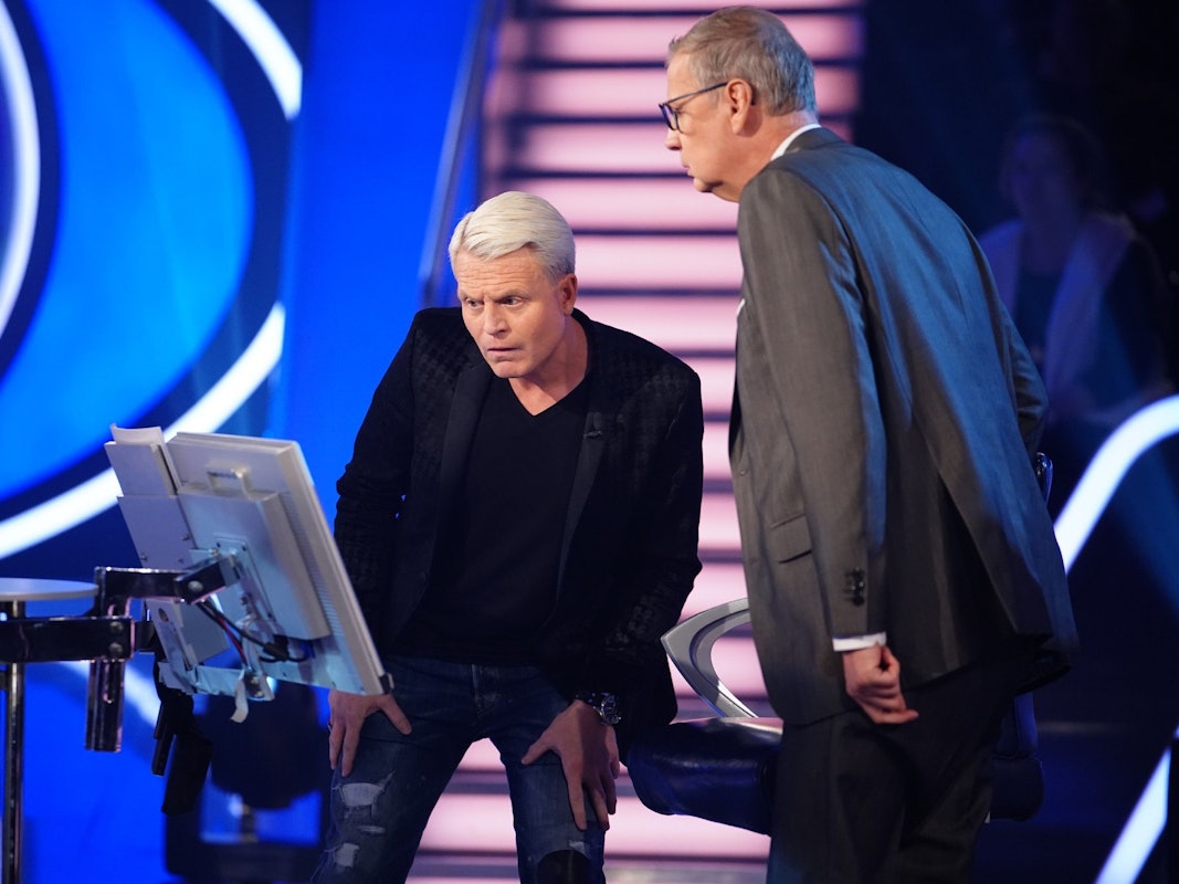 Wer wird Millionär? - Prominenten-Special (November 2021)
Moderator Günther Jauch und Guido Cantz