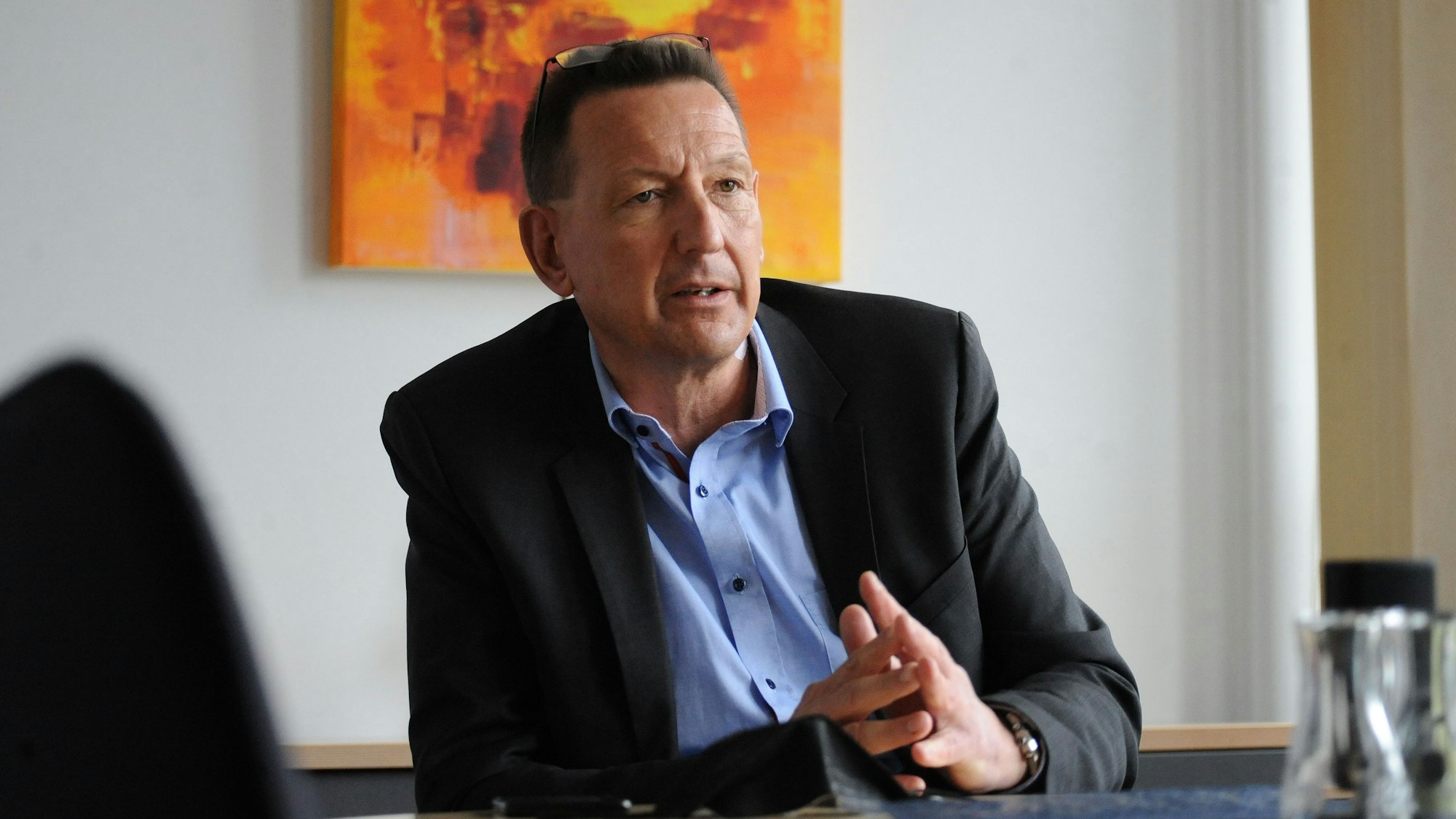 Dirk Runge Foto: Britta Berg; Dirk Runge ist Bürgermeister-Kandidat der Stadt Burscheid.