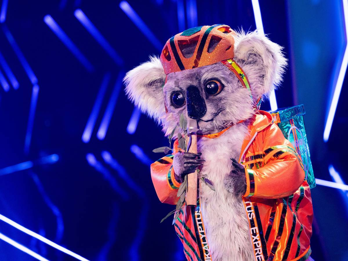 Die Figur „Der Koala“ steht in der Prosieben-Show "The Masked Singer" auf der Bühne.