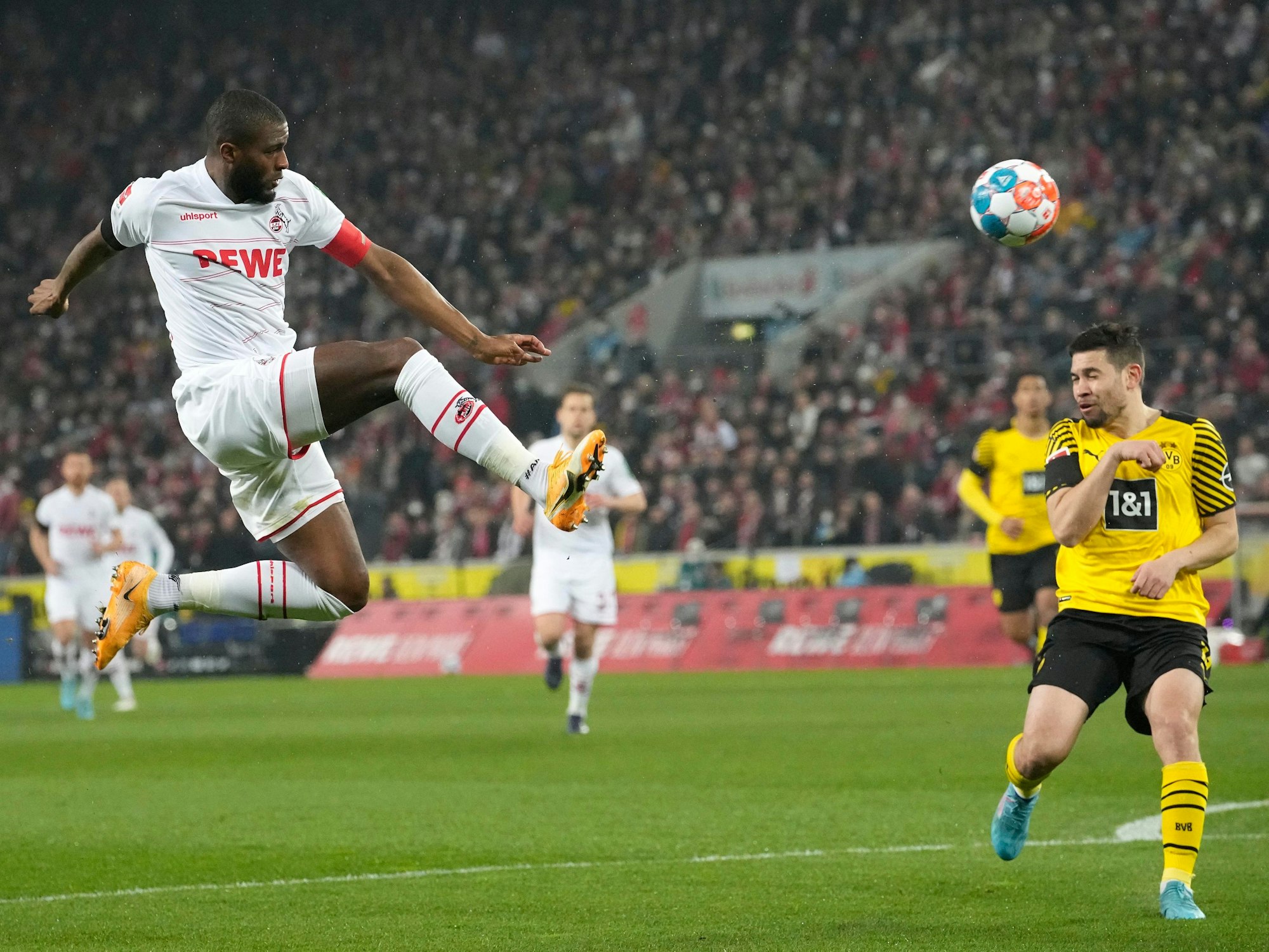 Anthony Modeste spielt für den 1. FC Köln gegen Borussia Dortmund.