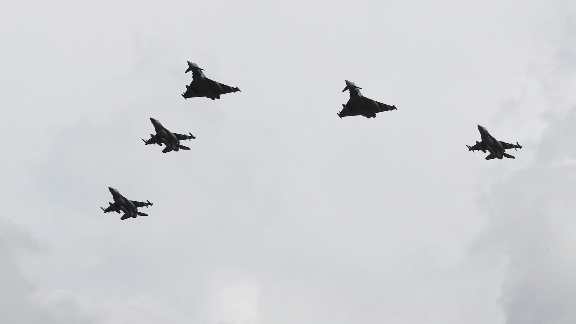 Das Foto vom 17. August 2020 zeigt israelische Kampfflugzeuge, die zu diesem Zeitpunkt in Nörvenich stationiert waren.