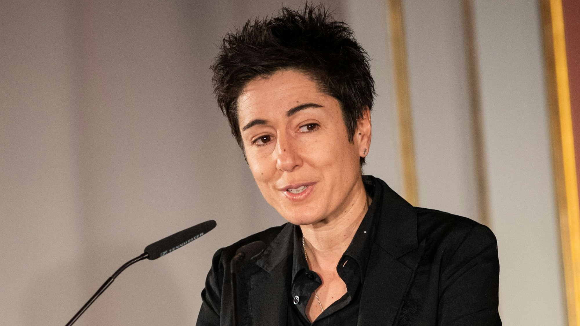 Dunja Hayali, hier am 01.12.2019 in Berlin, hat das Gefühl, dass sich die Lage in der Ukraine zunehmend verschlimmert.