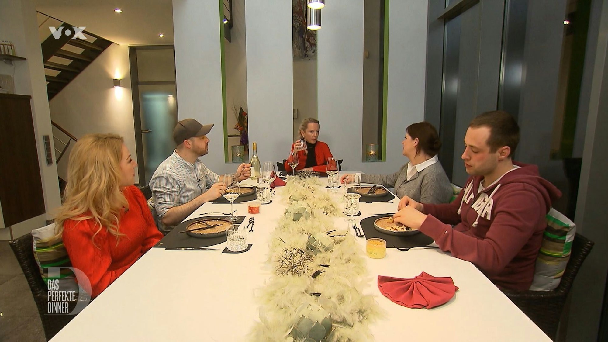 „Das perfekte Dinner“ bei Kandidatin Martina. Besonders ihre Einrichtung sorgte für Aufmerksamkeit.