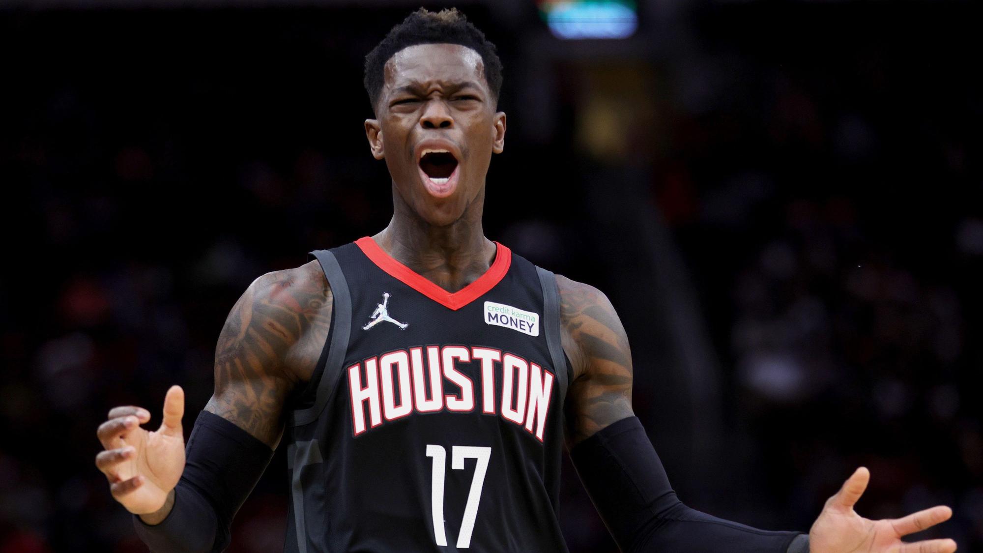 Dennis Schröder ärgert sich.
