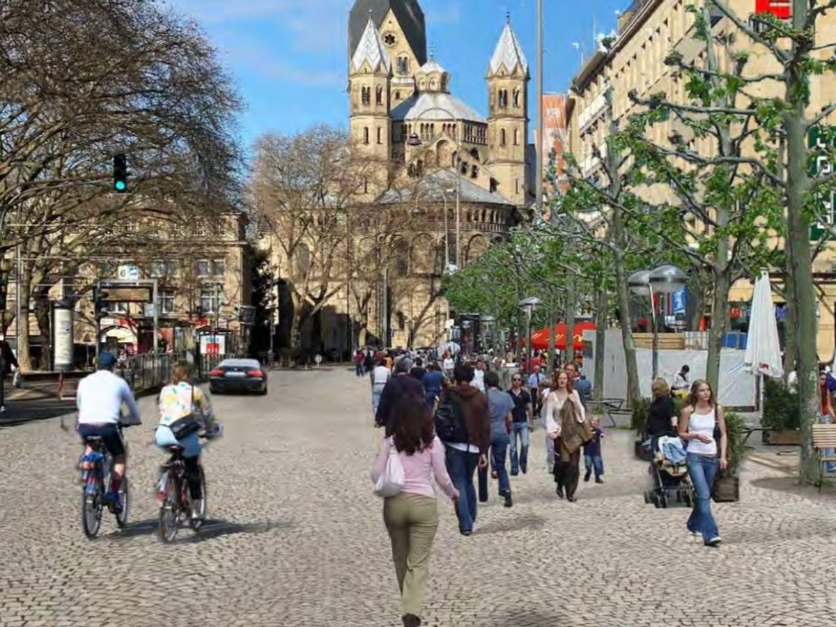 Entwurf des Boulevards am Neumarkt