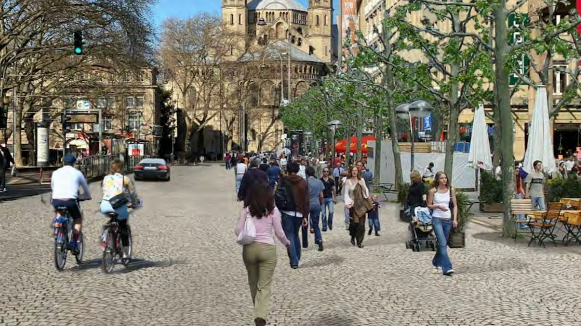 Entwurf des Boulevards am Neumarkt