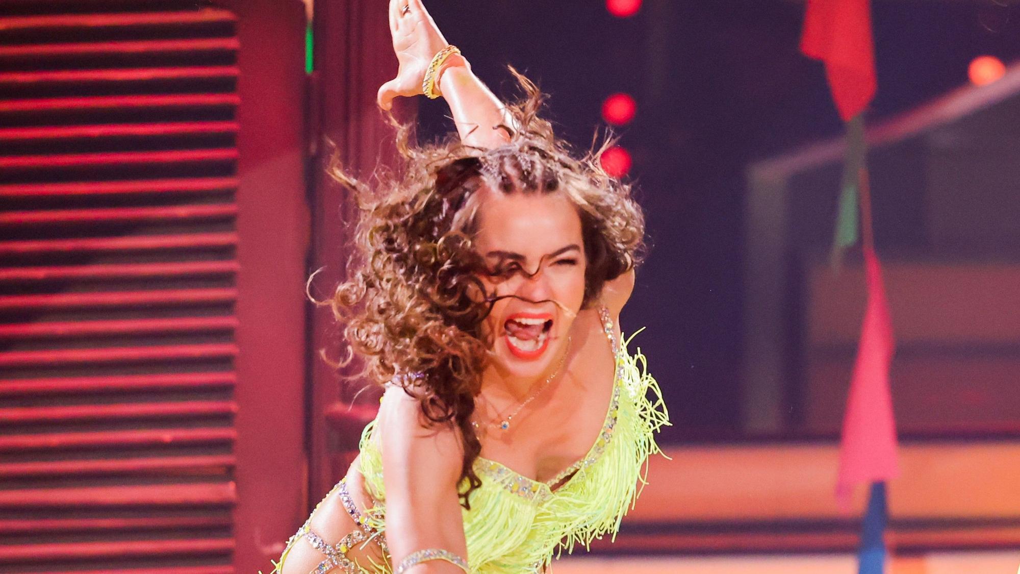 Mathias Mester, Sportler, und Renata Lusin, Profitänzerin, tanzen in der RTL-Tanzshow "Let's Dance" im Coloneum. +++ dpa-Bildfunk +++