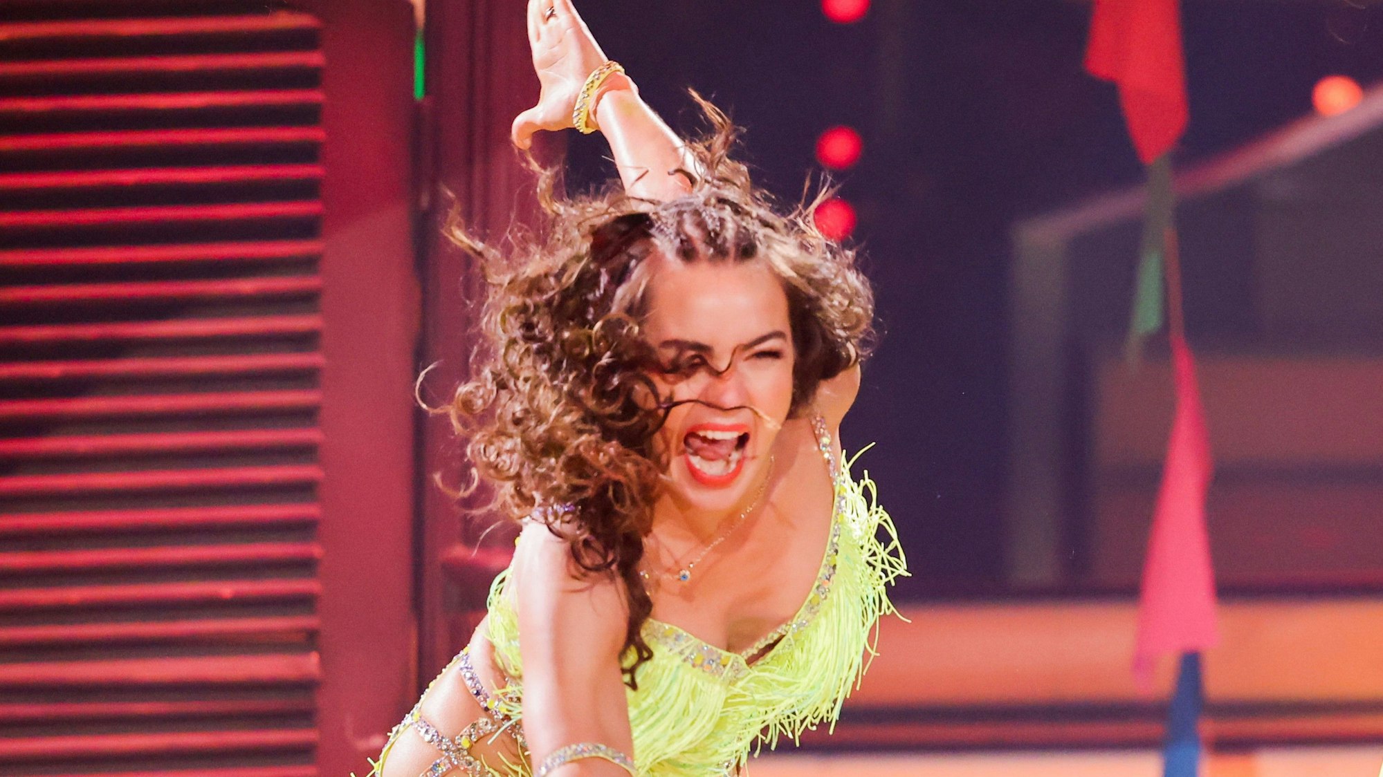 Mathias Mester, Sportler, und Renata Lusin, Profitänzerin, tanzen in der RTL-Tanzshow "Let's Dance" im Coloneum. +++ dpa-Bildfunk +++