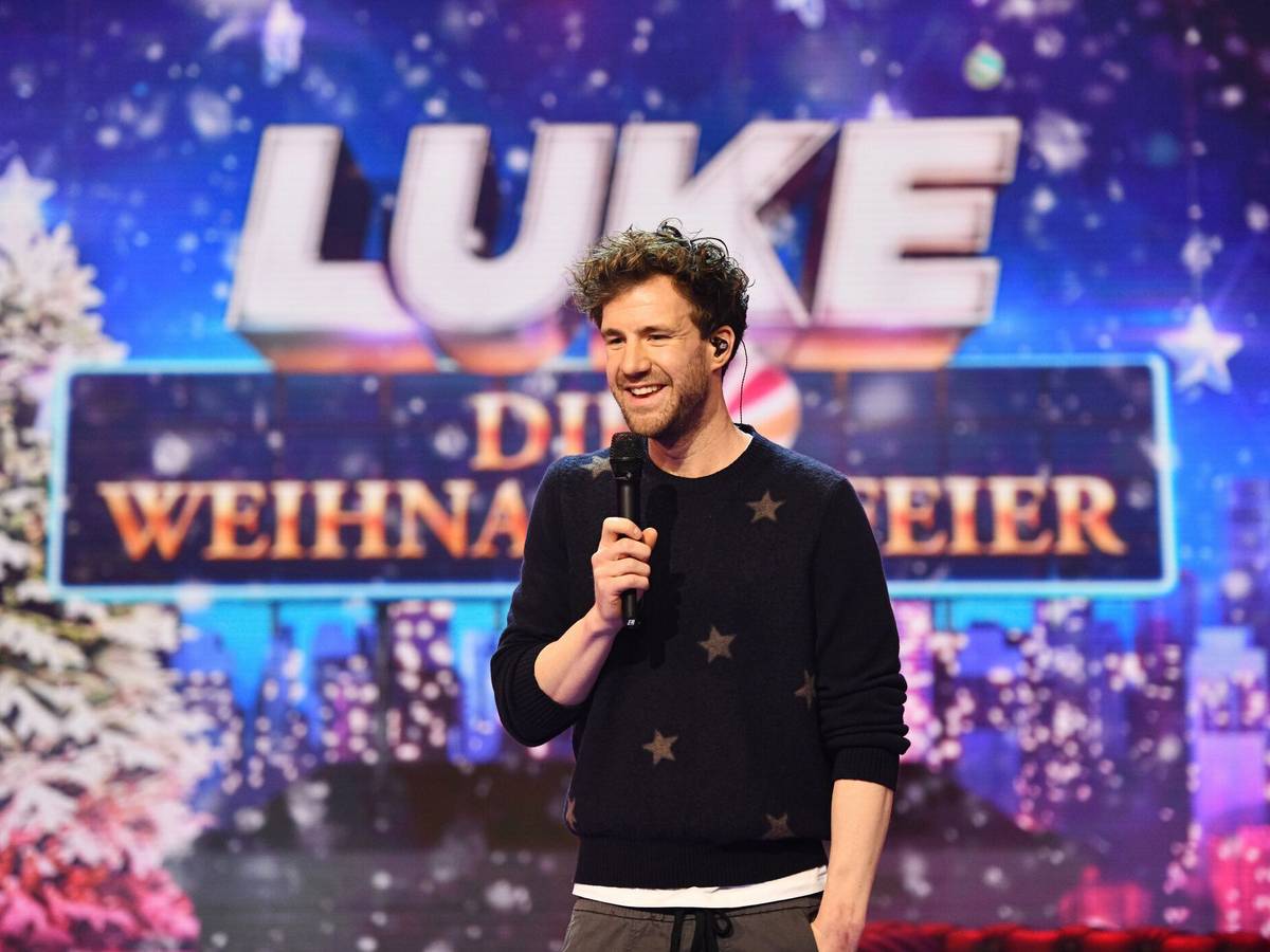 Weihnachten mit Freunden: Luke Mockridge feiert mit Christoph Maria Herbst, Vanessa Mai, Nico Santos, Oli P. und anderen „LUKE! Die Greatnightshow"auf Sat.1.