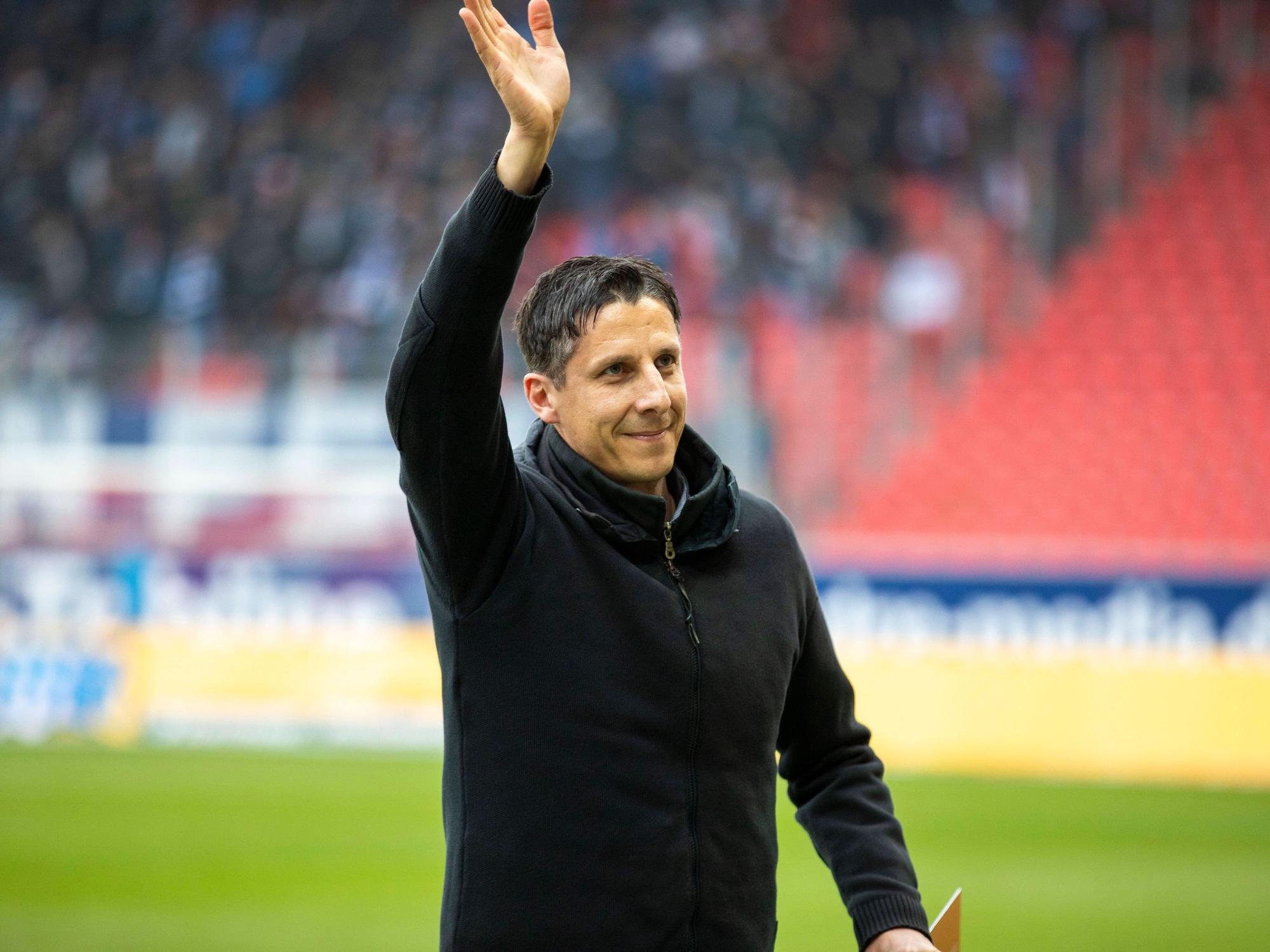 Christian Keller bei seiner Verabschiedung aus Regensburg