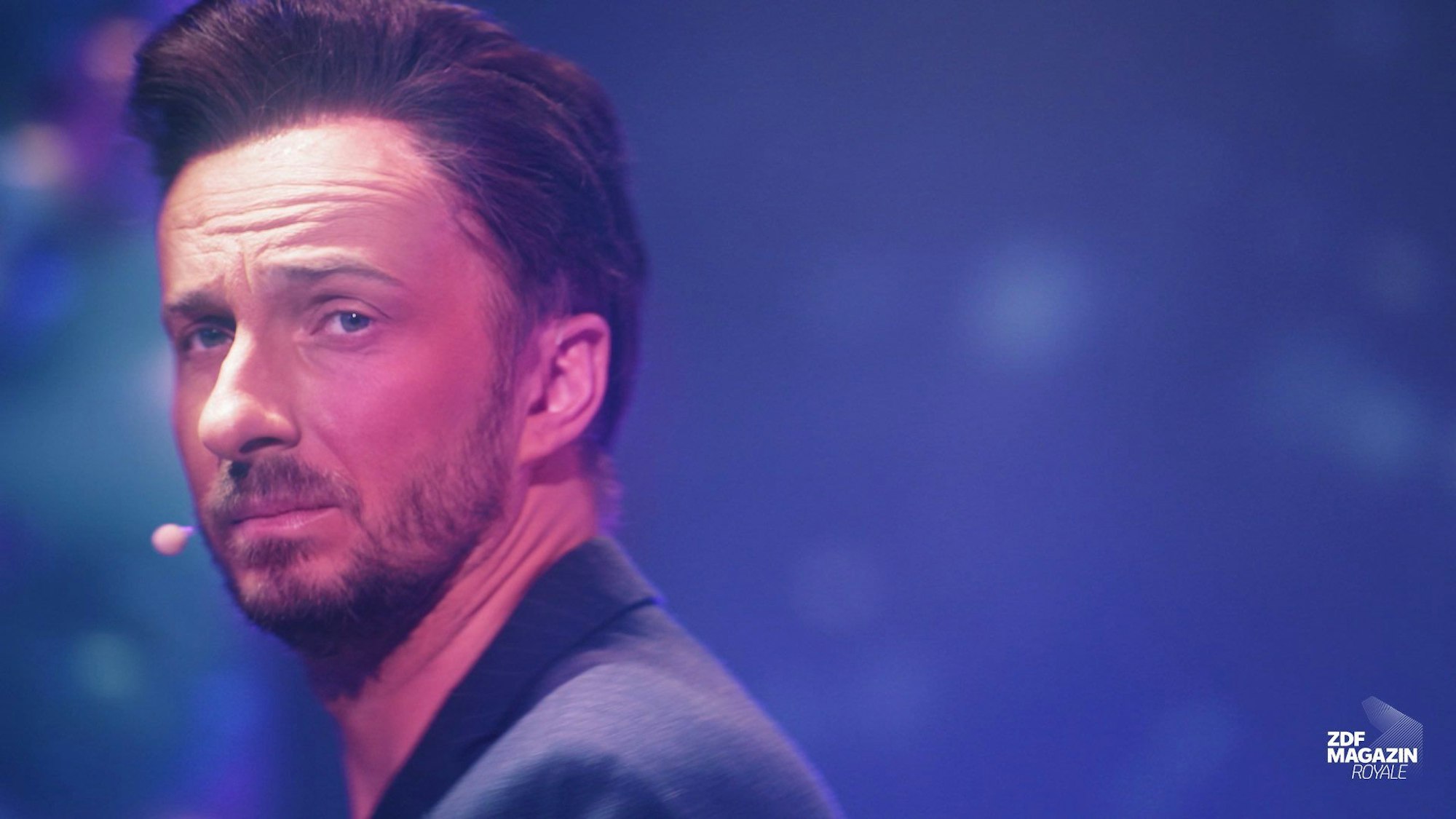 Jan Böhmermann als Schlager-Sternchen Jürgen Michaels im ZDF-„Magazin Royale“.