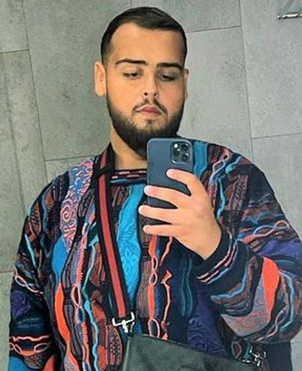 Der Rapper Fat Comedy auf einem Foto, das er im November 2021 auf seinem Instagram-Account veröffentlichte.