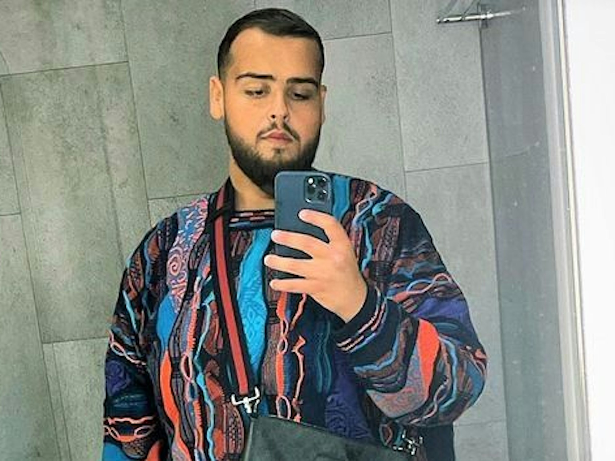 Der Rapper Fat Comedy auf einem Foto, das er im November 2021 auf seinem Instagram-Account veröffentlichte.