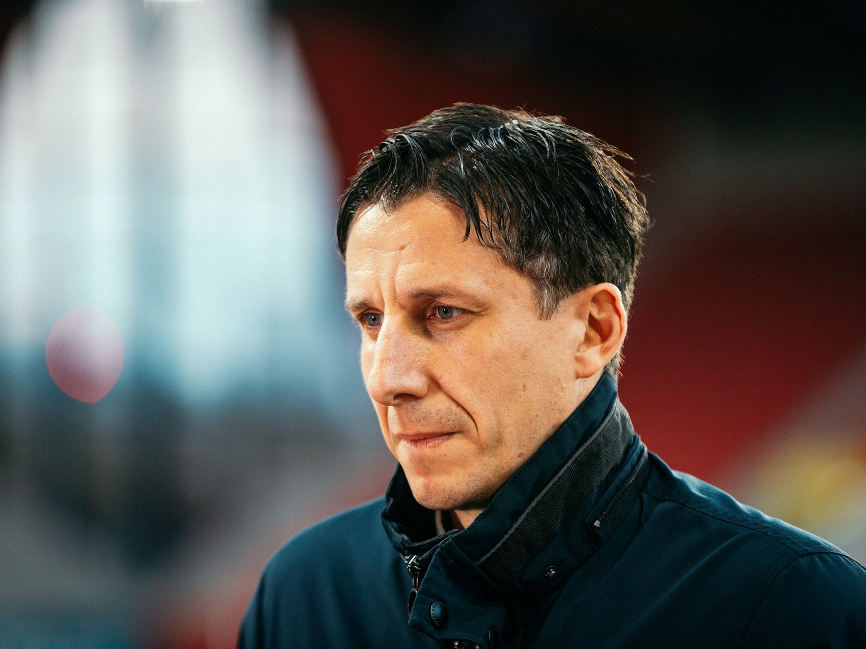 Christian Keller, neuer Sport-Boss des 1. FC Köln, im Interview vor einem Spiel seines Ex-Klubs SSV Jahn Regensburg.
