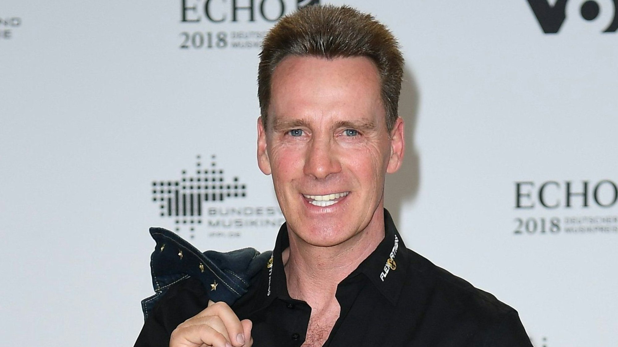 Jürgen Milski kommt zu der 27. Verleihung des Deutschen Musikpreises Echo.