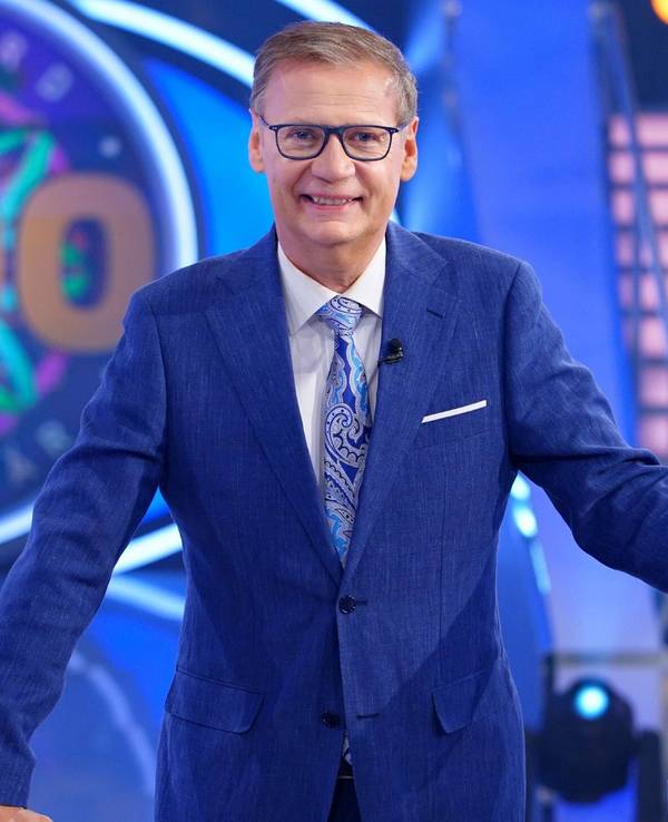 Günther Jauch im Studio.