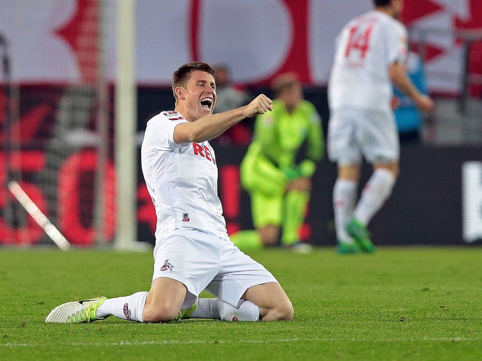 Dominique Heintz jubelt für den 1. FC Köln gegen Werder Bremen.