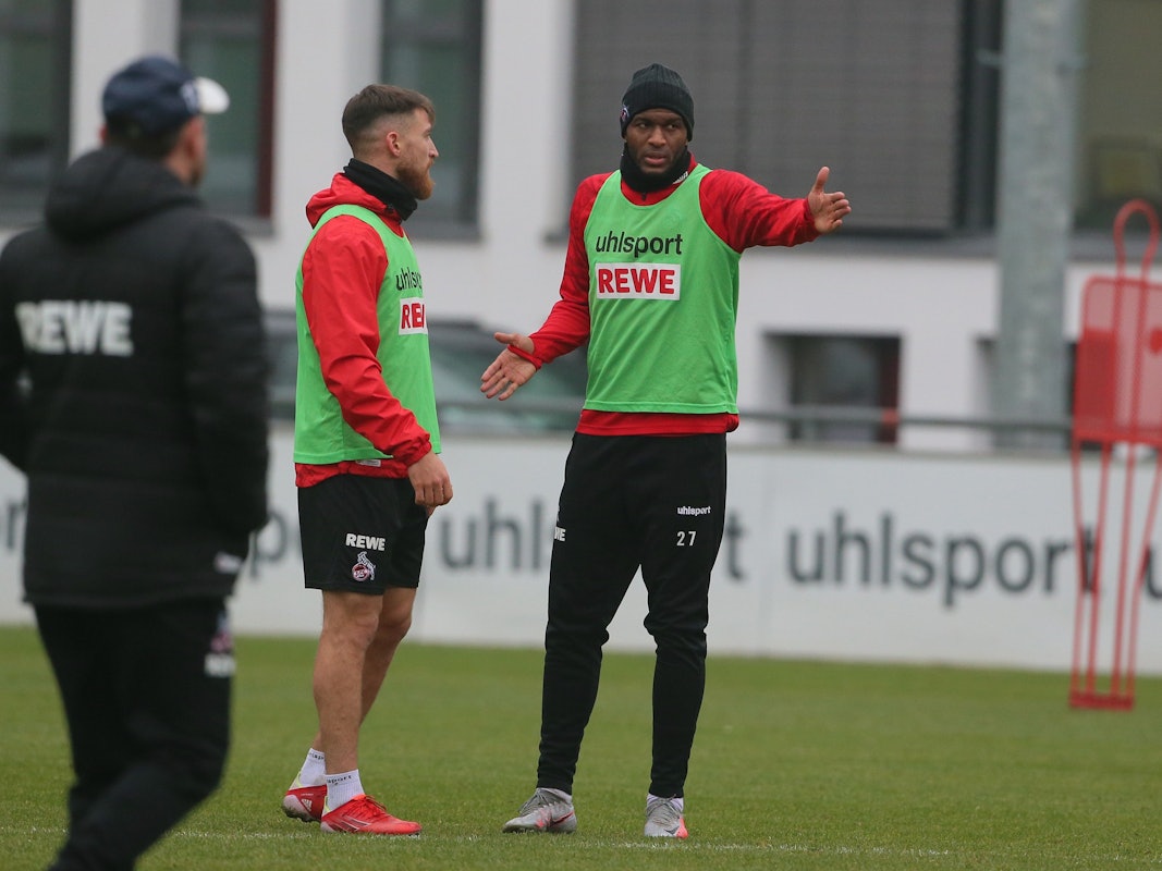 Anthony Modeste und Salih Özcan trainieren beim 1. FC Köln.