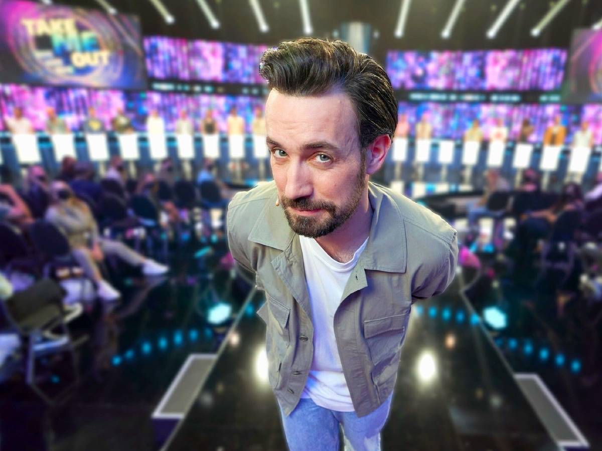 Moderator Jan Köppen in der RTL-Datingshow „Take Me Out“.
