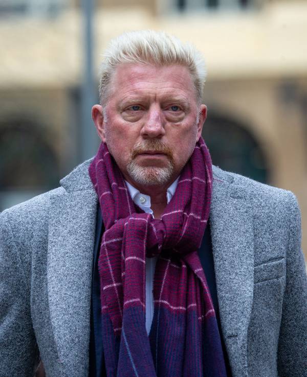 Boris Becker, ehemaliger Tennis-Profi aus Deutschland, kommt am Southwark Crown Court in London an. Becker steht seit dem 21.03.2022 in London vor Gericht.