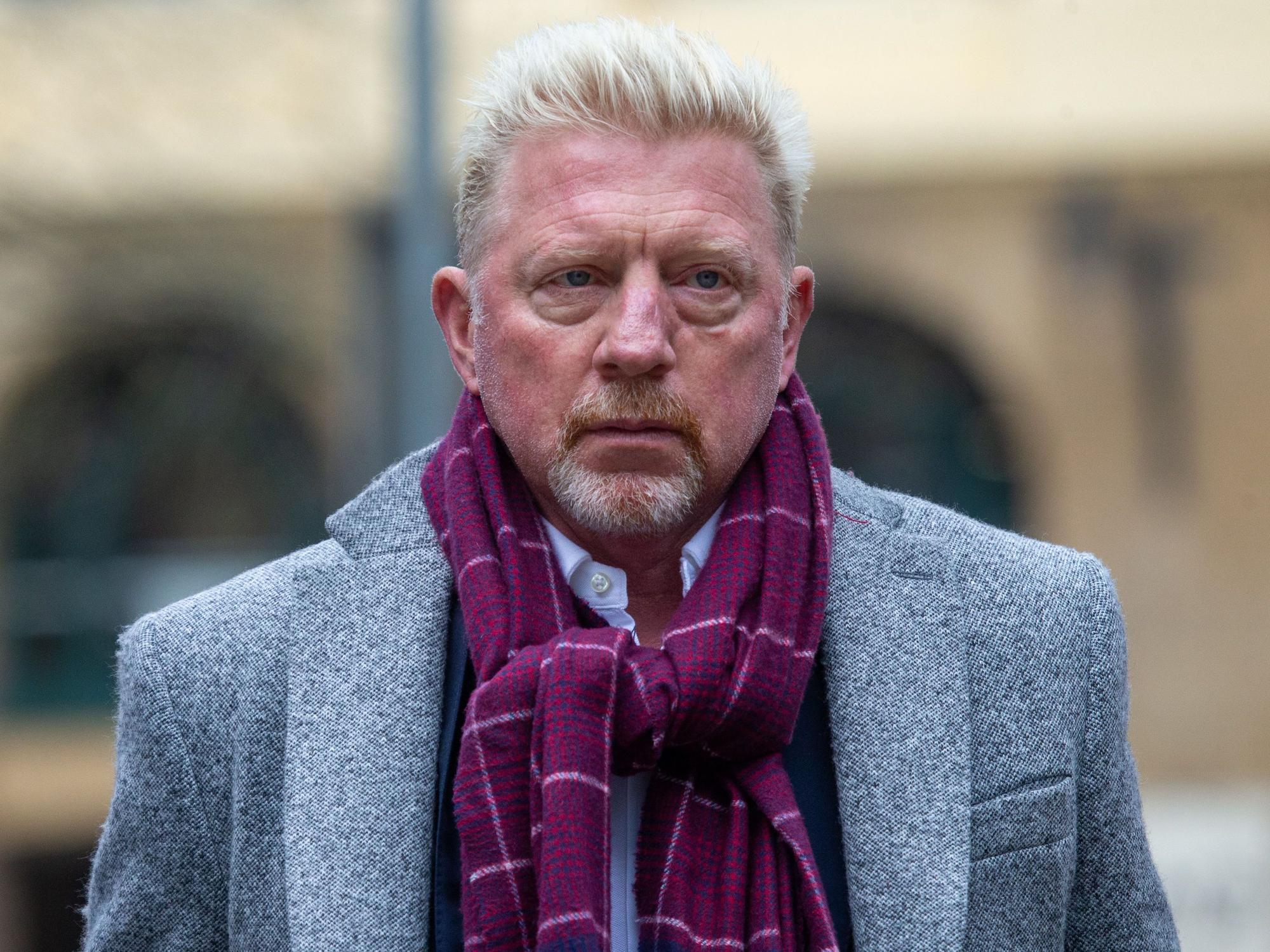Boris Becker, ehemaliger Tennis-Profi aus Deutschland, kommt am Southwark Crown Court in London an. Becker steht seit dem 21.03.2022 in London vor Gericht.