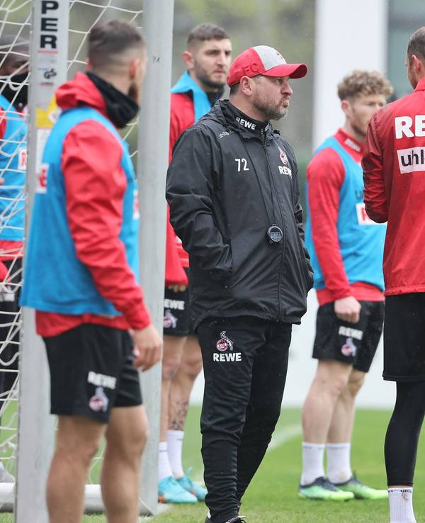 Steffen Baumgart trainiert den 1. FC Köln am Geißbockheim.