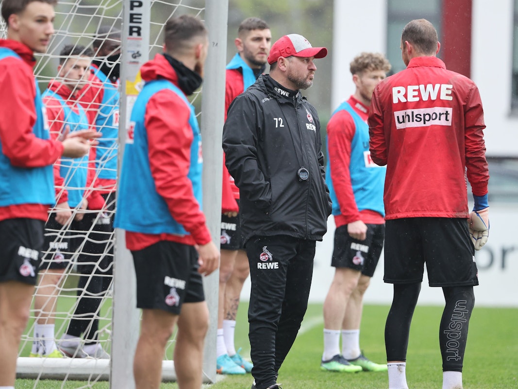 Steffen Baumgart trainiert den 1. FC Köln am Geißbockheim.