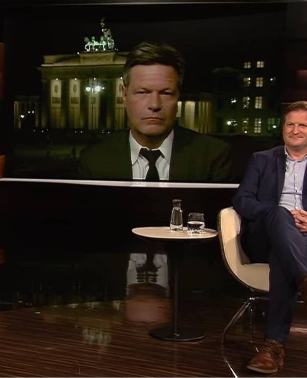 Robert Habeck in der ZDF-Sendung Markus Lanz von Donnerstagabend (31. März 2022).