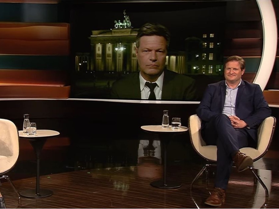 Robert Habeck in der ZDF-Sendung Markus Lanz von Donnerstagabend (31. März 2022).