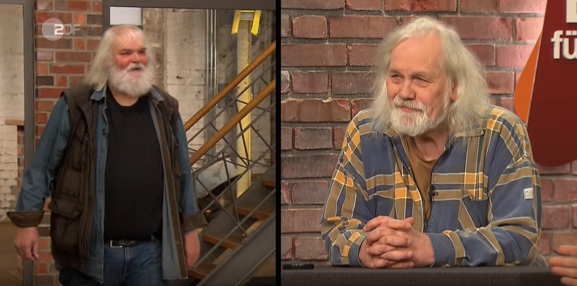 Heinz-Josef Brouwers (l.) und Händler Steve Mandel (r.).