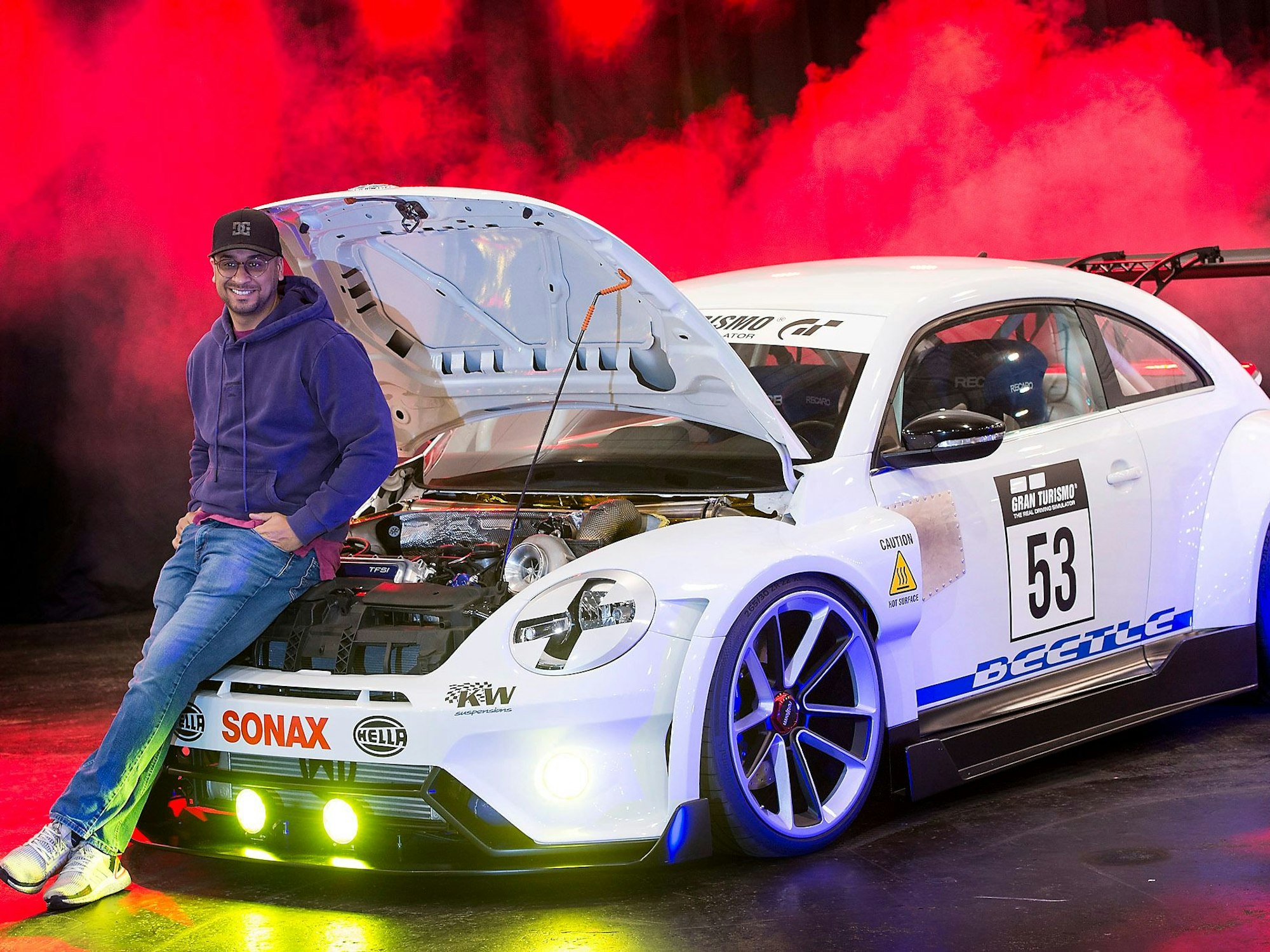 Jean Pierre Kraemer auf der Essen Motor Show.