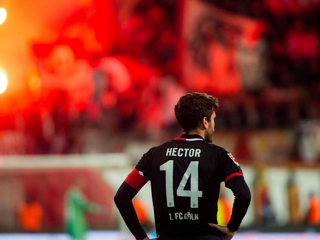Jonas Hector spielt für den 1. FC Köln gegen Union Berlin.