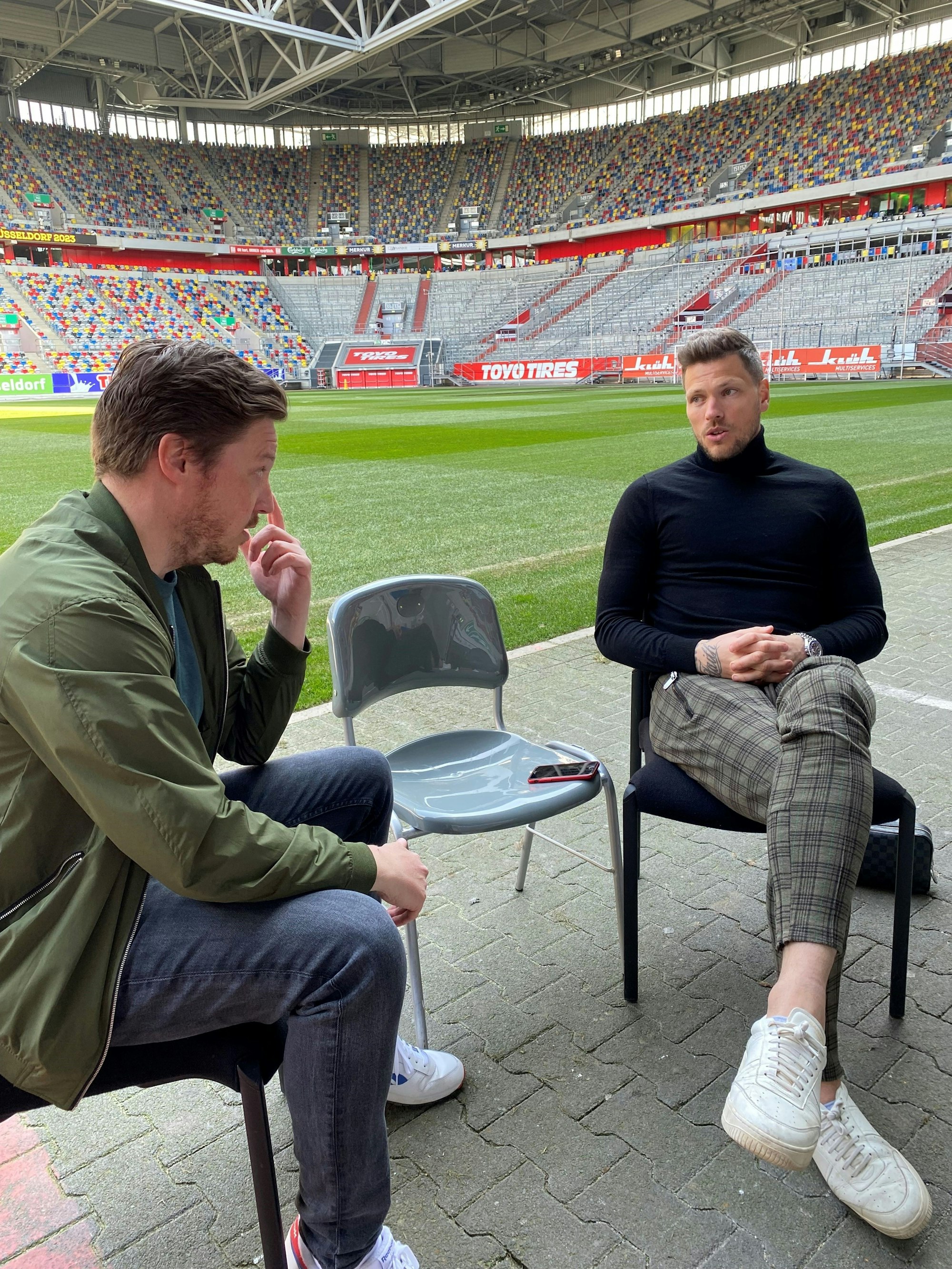 Patrick Scherer im Gespräch mit Daniel Ginczek