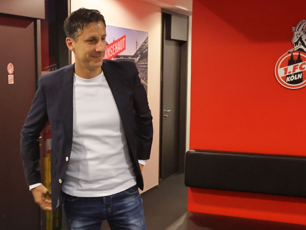 Christian Keller tritt seinen Job als Sport-Geschäftsführer des 1. FC Köln an.