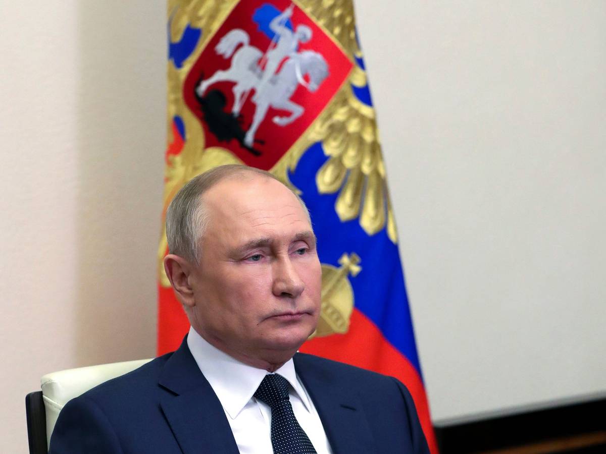 Russlands Präsident Putin (hier am 1. April) und seine Armee haben in Butscha ein Massaker an der Zivilbevölkerung angerichtet.