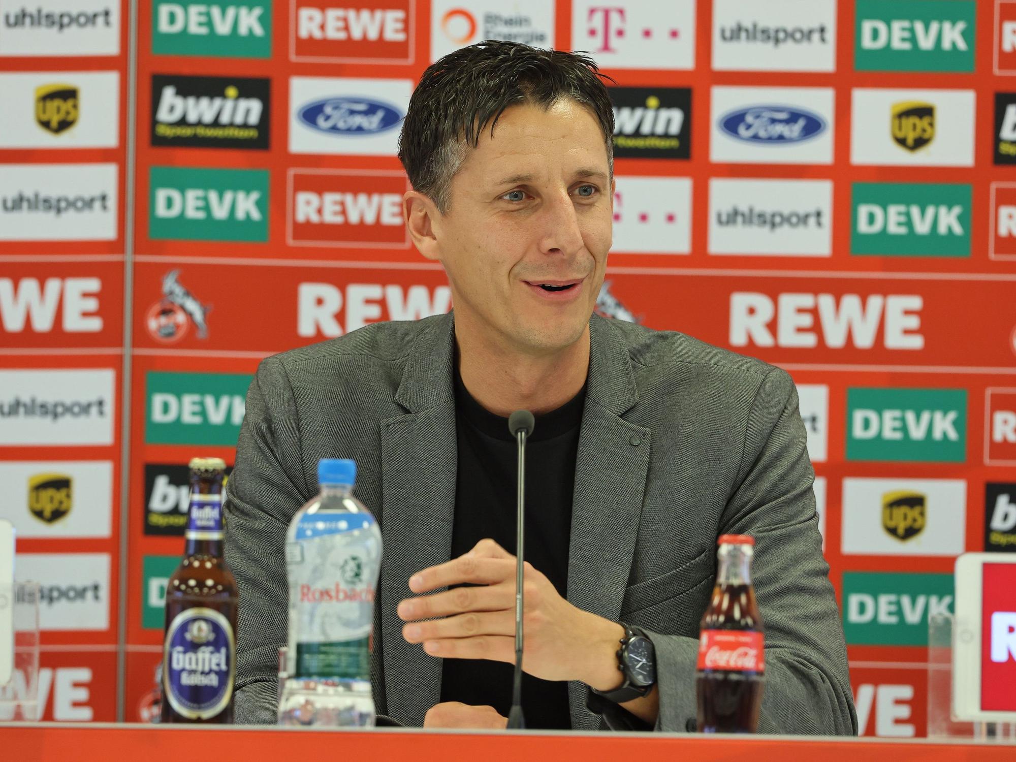 Christian Keller wird beim 1. FC Köln vorgestellt.