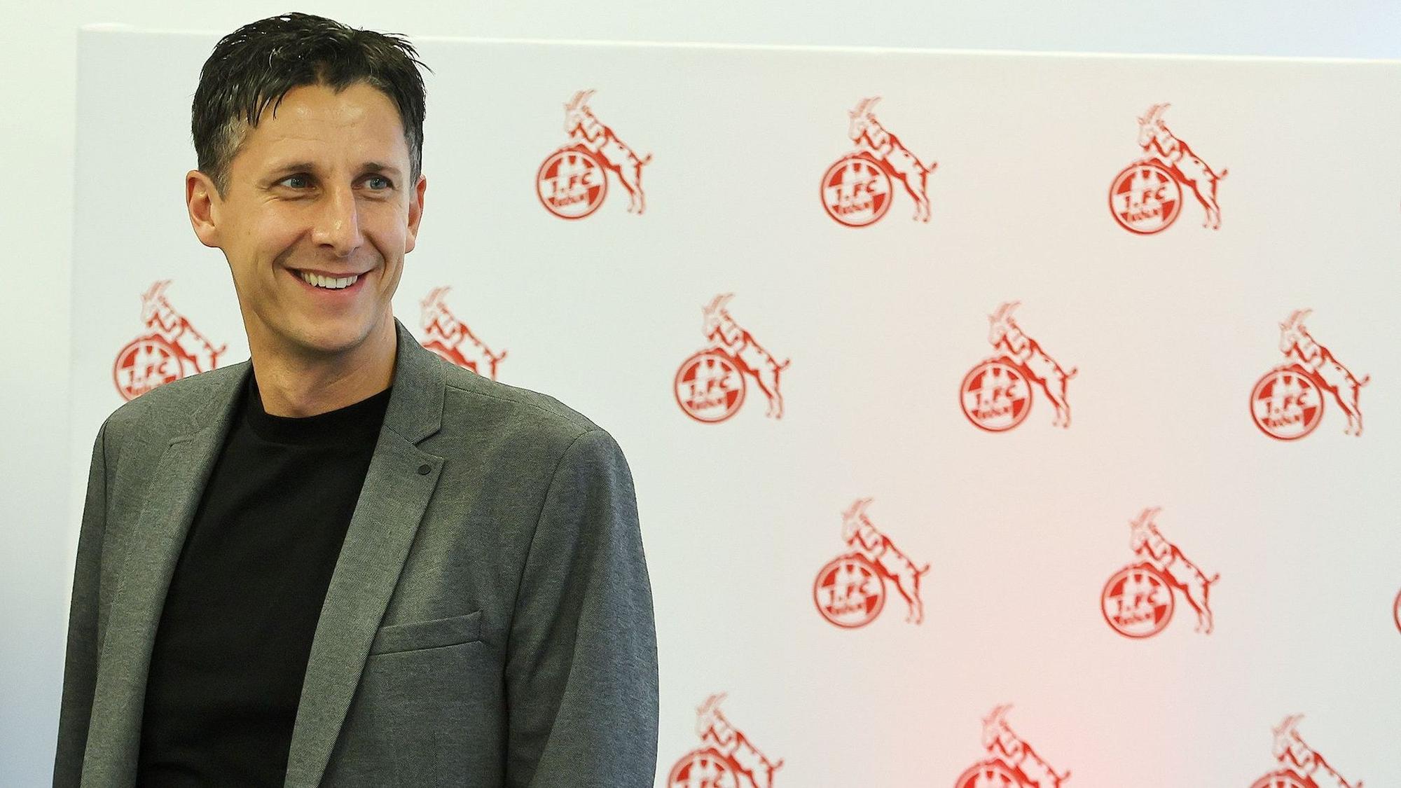 Christian Keller bei seiner Vorstellung beim 1. FC Köln