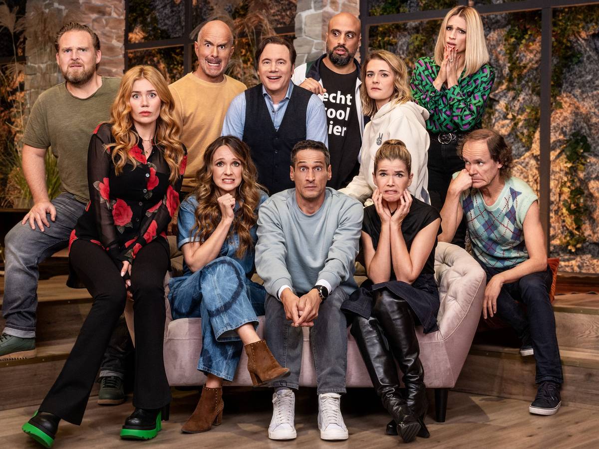 Prime Video stellt Stars der dritten Staffel der Amazon Original Erfolgsshow "LOL: Last One Laughing" vor. Anke Engelke, Michelle Hunziker, Palina Rojinski, Carolin Kebekus, Hazel Brugger, Christoph Maria Herbst, Mirco Nontschew, Abdelkarim, Axel Stein und Olaf Schubert müssen sich diesmal das Lachen verkneifen. (undatierte Aufnahme).