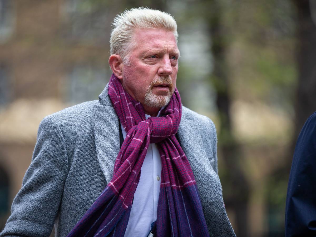 Boris Becker, ehemaliger Tennis-Profi aus Deutschland, trifft am Southwark Crown Court in London ein. Becker steht seit dem 21.03.2022 in London vor Gericht.