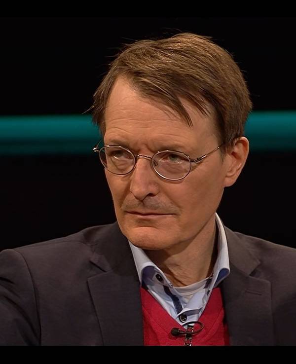 Karl Lauterbach am Dienstag (5. April) bei „Markus Lanz“.