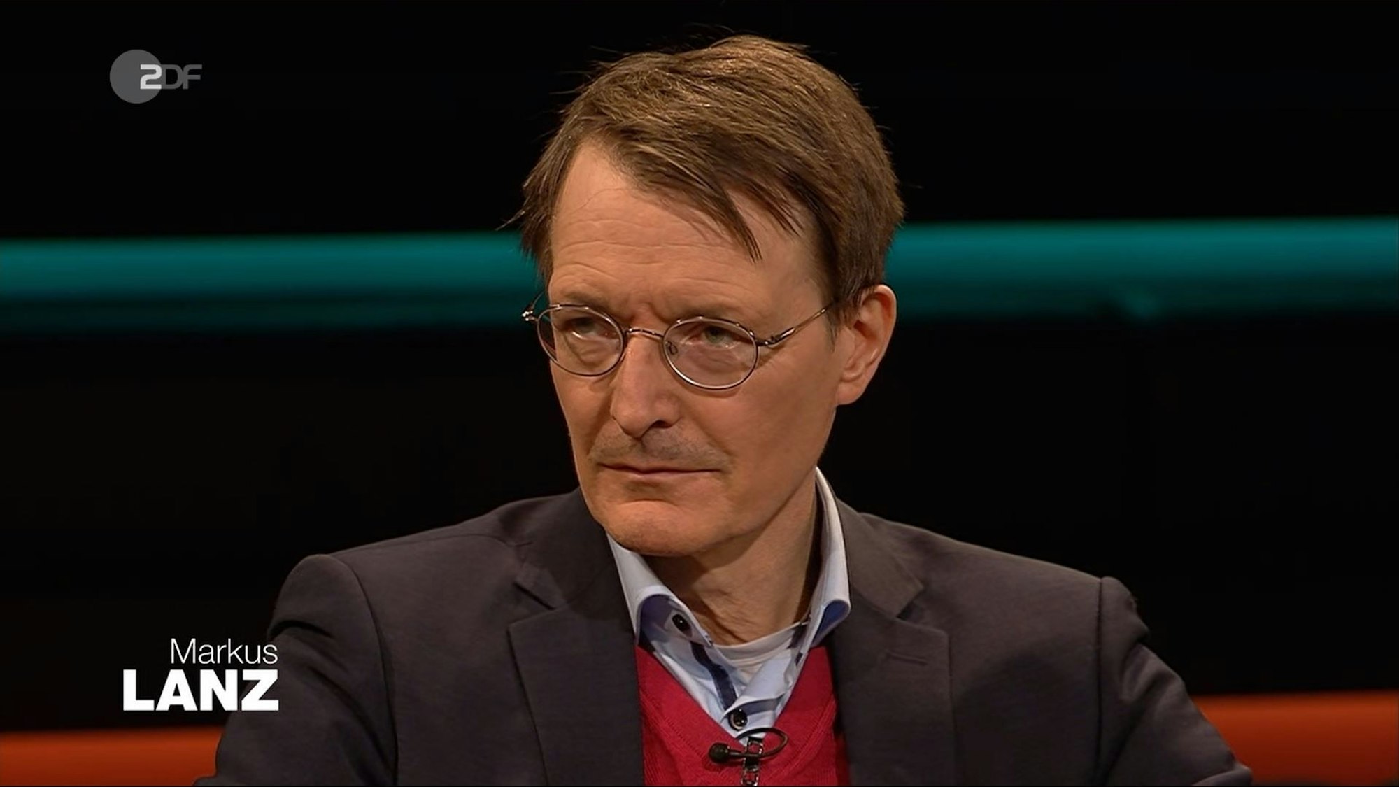Karl Lauterbach am Dienstag (5. April) bei „Markus Lanz“.