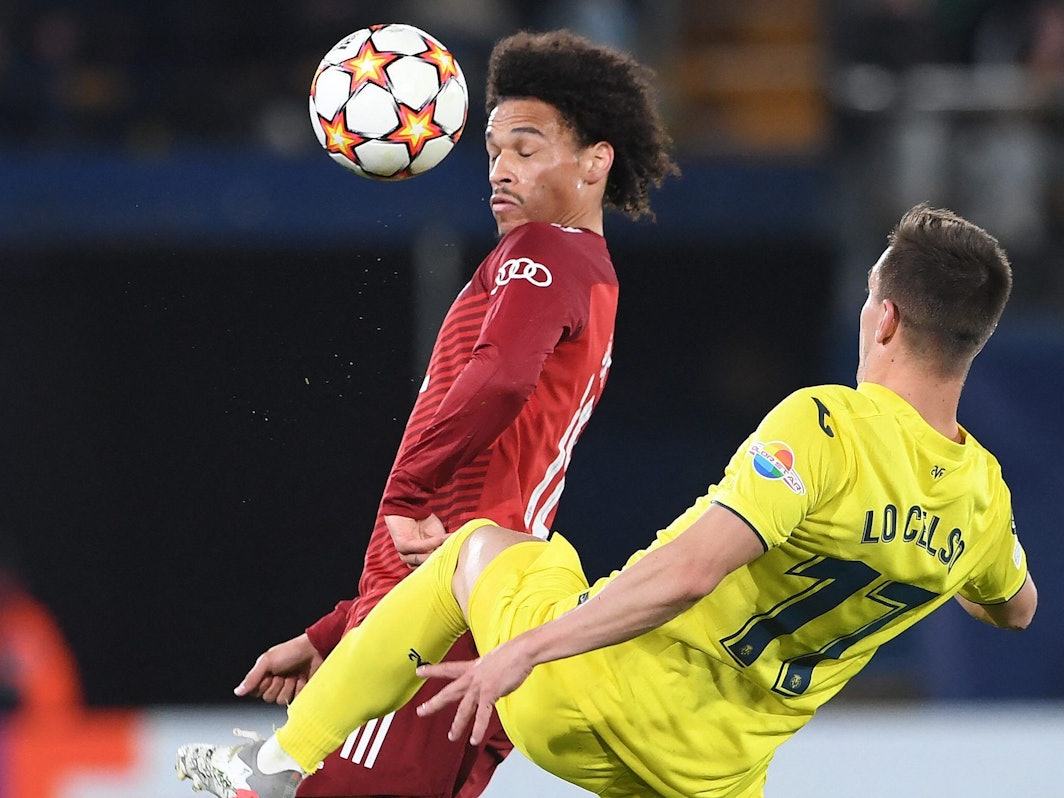 Leroy Sane (Bayern München) gegen Giovani Lo Celso (Villarreal)