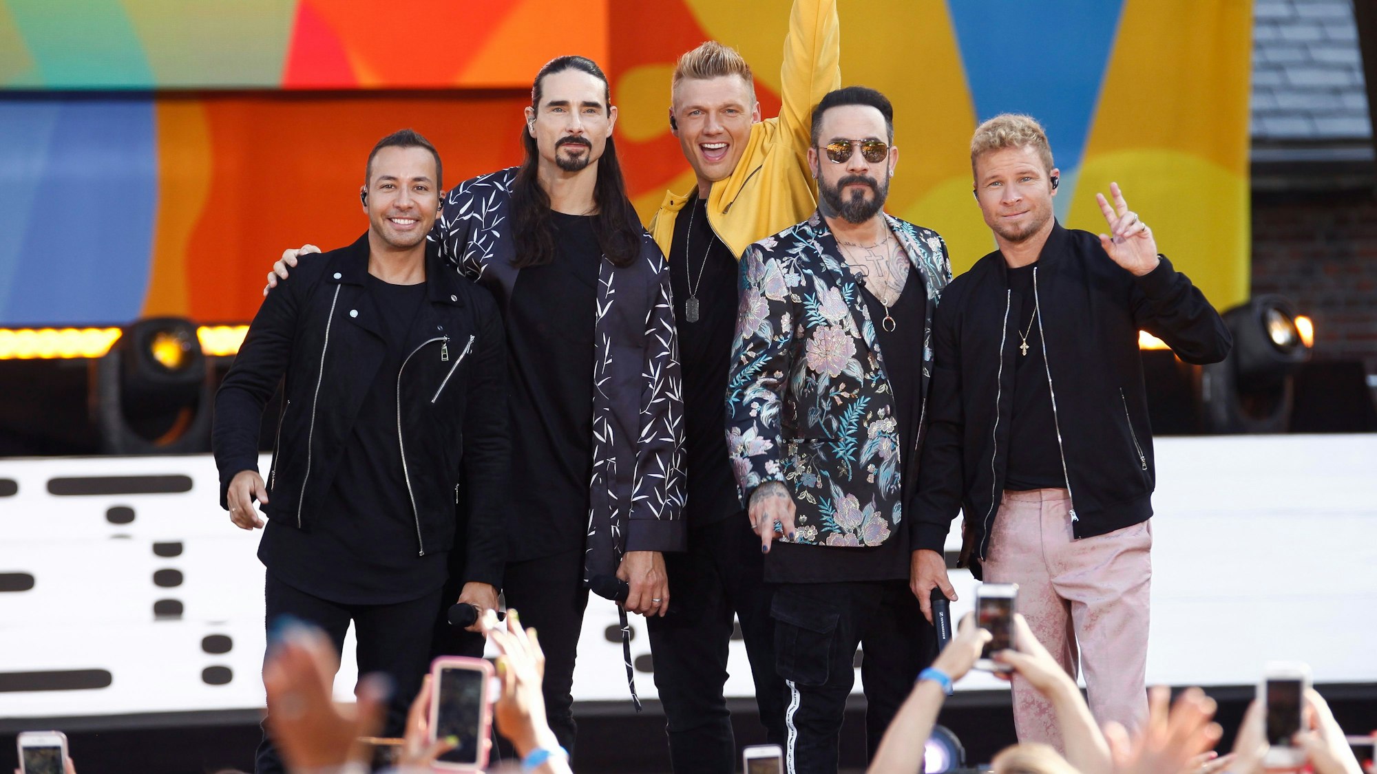 Die Backstreet Boys (hier bei einem Auftritt 2018 in New York) kommen im Oktober 2022 nach Köln.